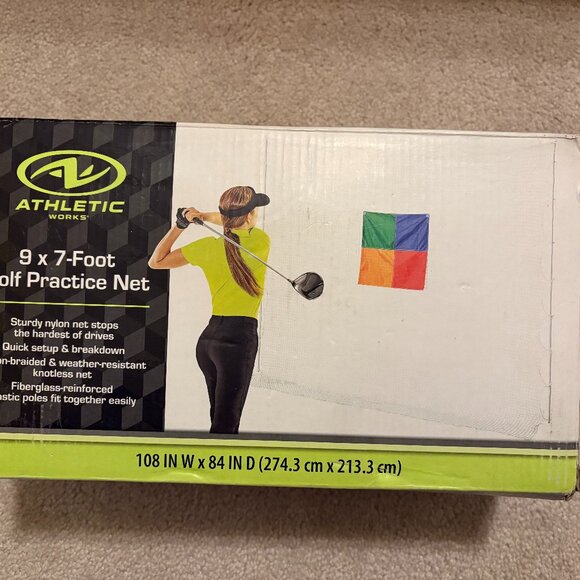 Athletic Works 9 x 7 Golf Practice Net New in Opened Box - Picture 1 of 5